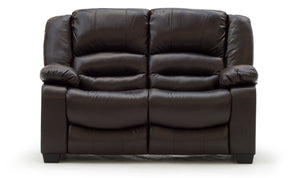 Brown Leather 2 Seater Sofa - Classic Elegance for Your Home