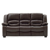 Fabrizio Brown Leather 3 Seater Sofa - Experience True Comfort and Elegance