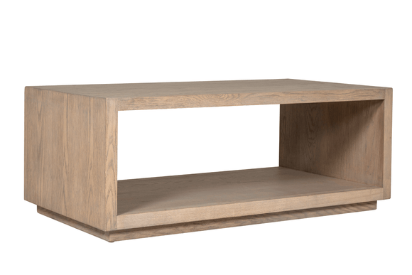 Smoked oak coffee table for living room