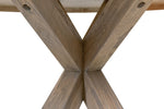 Smoked oak dining table for modern kitchen or dining room