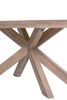 Oval dining table in oak veneer for stylish dining room