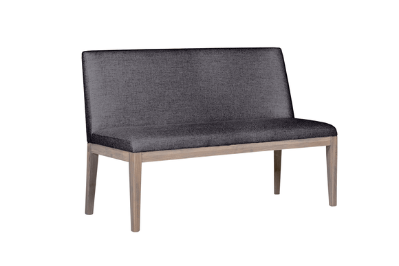 Dining bench Falun Short Bench Dark Grey for a stylish living space