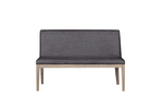 Falun Short Bench Dark Grey for your breakfast room seating