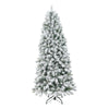 Snow Flocked 210cm Christmas Tree with sturdy stand
