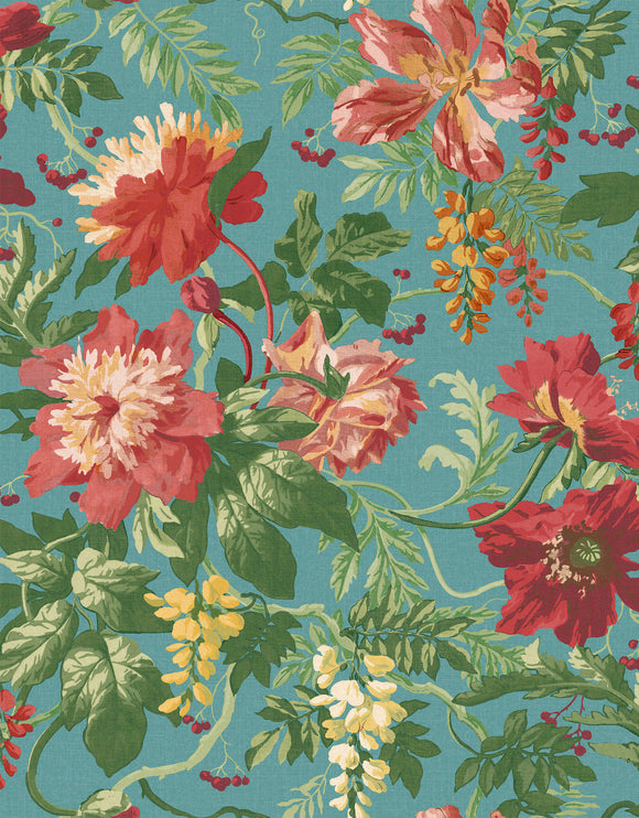 Florenzia Botanico Wallpaper close view picture of the wallpaper pattern design