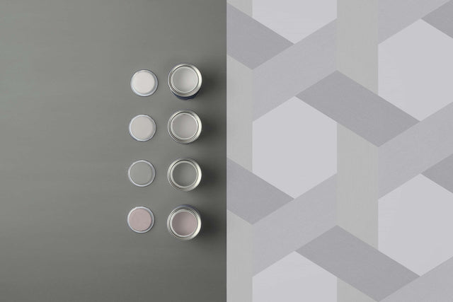 Graham & Brown Fractal Grey Wallpaper