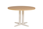 Freya Round Dining Table Natural with light oak top