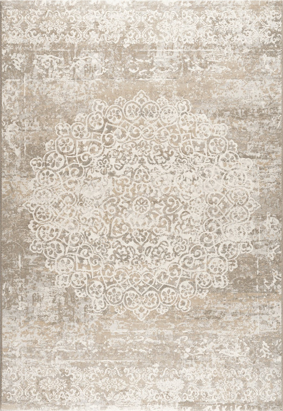 Timeless Damask rug with a textured surface - Galleria Rug 063-0375-9293