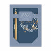 Calendar-inspired diary with pen for time management