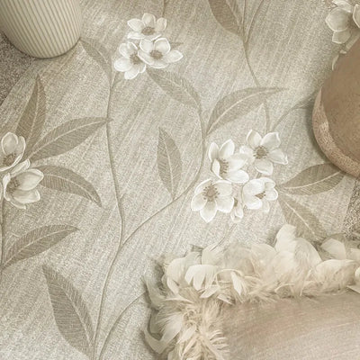 Belgravia Giovanna Floral Trail Cream/Beige Wallpaper