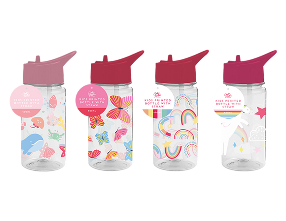 400ml drinks bottle with fun designs