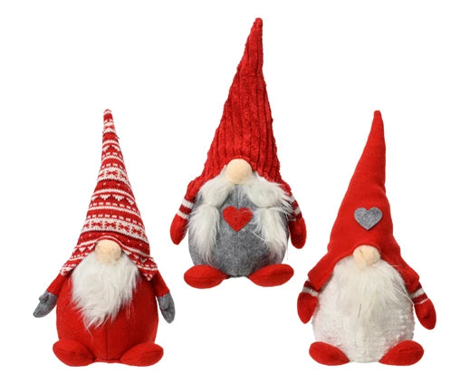 Christmas gnome decoration with polyester fabric