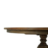 Chic pedestal table for your dining area