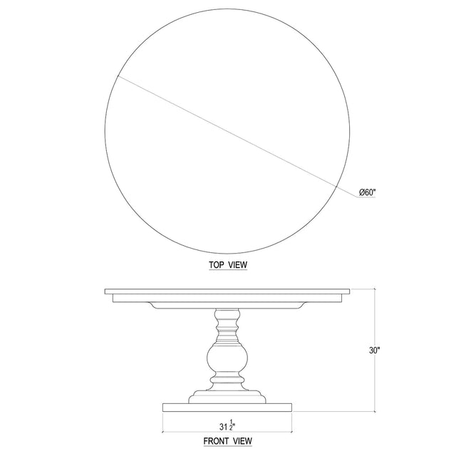 Bramble Goucho Round Dining Table