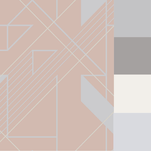 Graham & Brown Graphic Blush Wallpaper