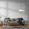 Best wallpaper for walls in soft grey and silver – Graham & Brown Graphic Reflect Wallpaper