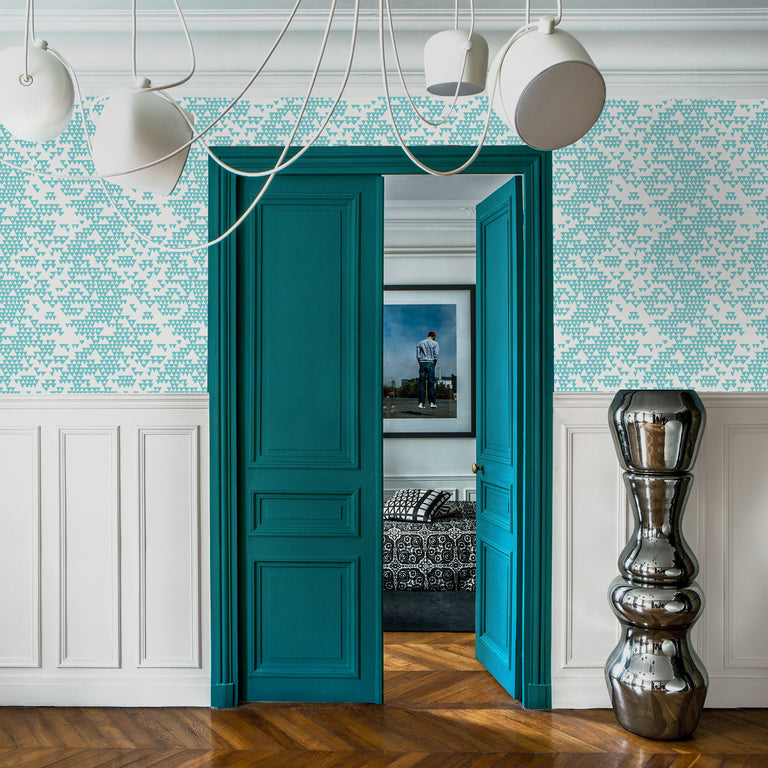 Graham & Brown Secret Mountain Azure Wallpaper