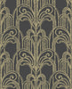 Art Deco Black & Gold Wallpaper picture of the wallpaper design
