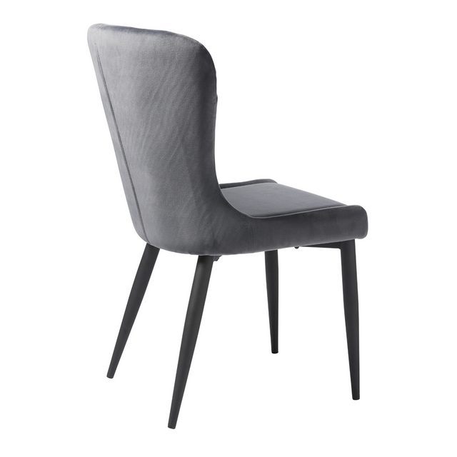 Granby Dining Chair Granite Velvet