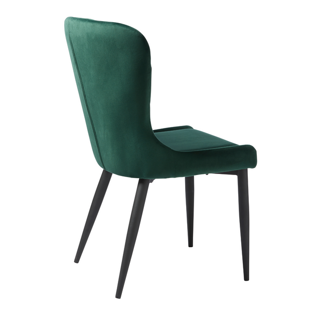 Granby Dining Chair Green Velvet