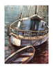 3D Metal and Wood Wall Art Featuring Greek Port
