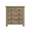 Wooden chest with 3 drawers