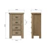 Wooden chest of drawers for bedrooms