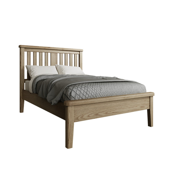 Tapered leg double bed with classic charm