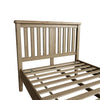 Timeless elegance of wooden double bed