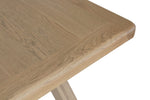 Quality wood table with rounded corners