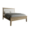 Stylish upholstered headboard king size bed