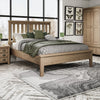 Wooden bedframe with reliable mattress support