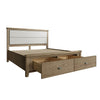 Super king bed with two spacious storage drawers