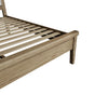 Sturdy wooden slats on super king bed frame