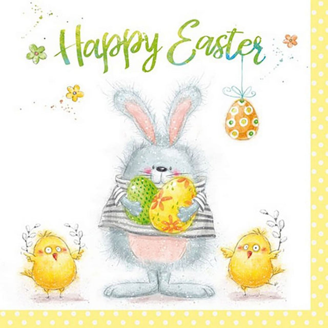Paper Napkins Happy Easter Team