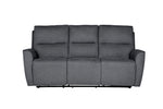 Experience luxury with Harlington 3 Seater Sofa Charcoal Recliner