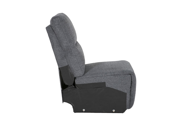 Harlington Armless 1 Seat Corner Sofa Section Charcoal