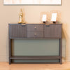 Wood console table with storage Harman 2 Door 2 Drawer Console Table