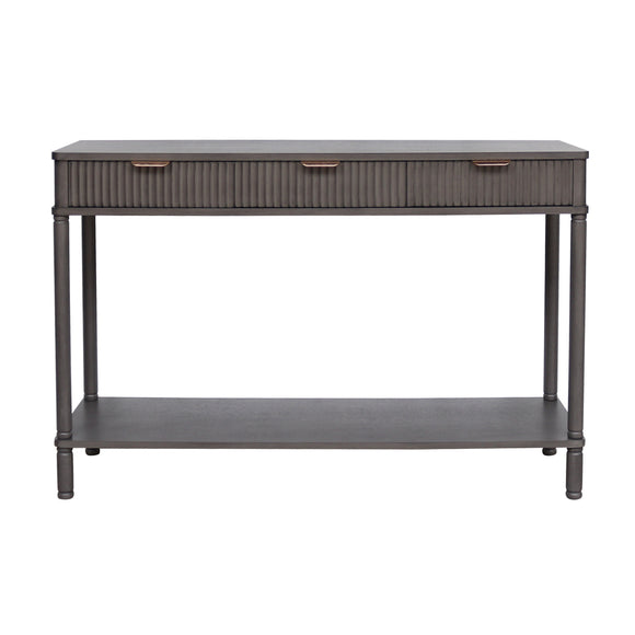 Modern console table with drawers, Harman 3 Drawer Console Table