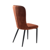 Stylish kitchen chair with velvet upholstery