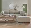 Elegant Humphrey Corner Sofa Grey in a contemporary setting.
