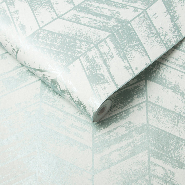Graham & Brown Insignia Mint Wallpaper