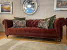 Large chesterfield sofa perfect for living room furniture