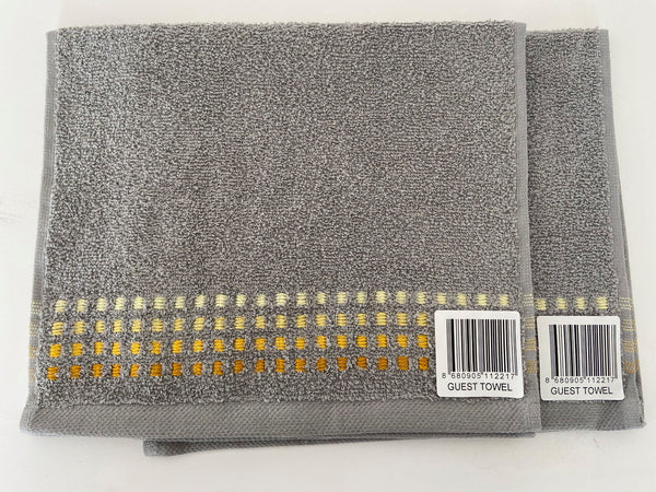 New Kensington Guest Towel Mustard Grey
