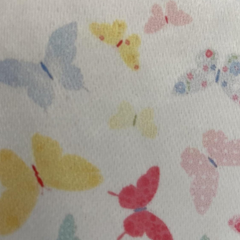 Kitchen Towels Dancing Butterflies Cream