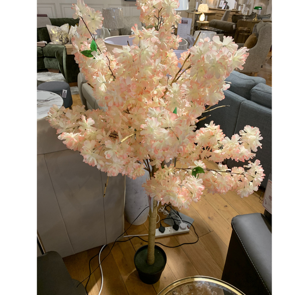 LED Blossom Artificial Tree Decoration Peach life style picture