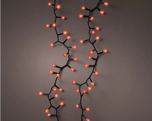LED Cherry Lights GB 8 Function Twinkle Effect Outdoor Red