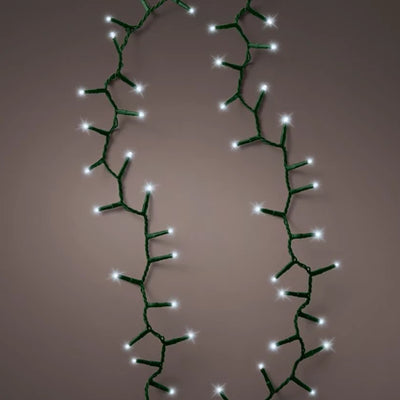 LED Compact Lights Gb 8 Function Twinkle Effect Green/Cool White