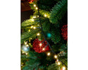 LED Christmas tree lights with 8 function twinkle effect green/warm white
