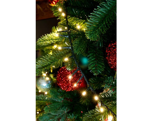 LED Compact Lights Twinkle Effect Green/Warm White